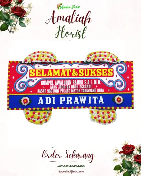 Papan Bunga Ucapan Selamat Greged
